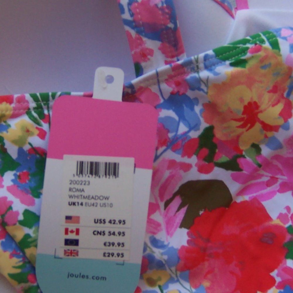 JOULES Roma Tankini Top - Picture 3 of 4